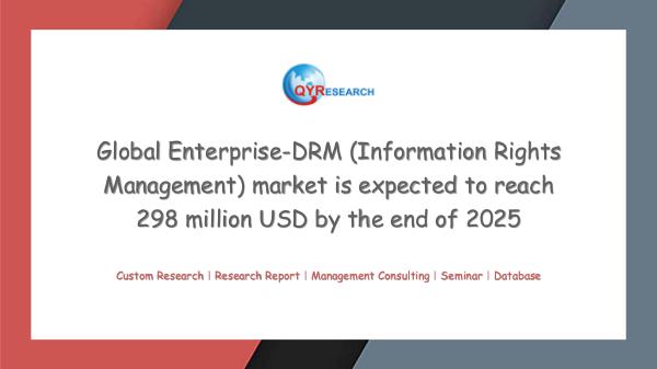 QYR Market Research Enterprise-DRM (Information Rights Management)