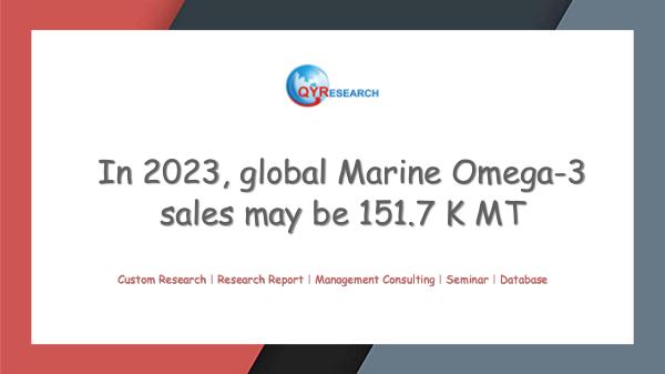 QYR Market Research Global Marine Omega-3 Market Research