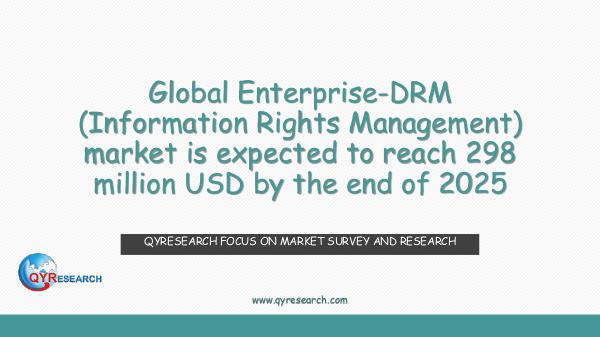 QYR Market Research Global Enterprise-DRM (Information Rights Manageme