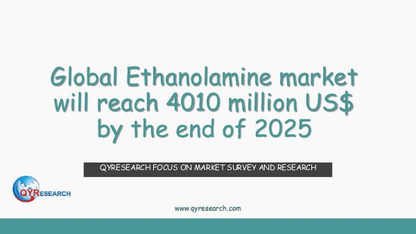 QYR Market Research Global Ethanolamine market research