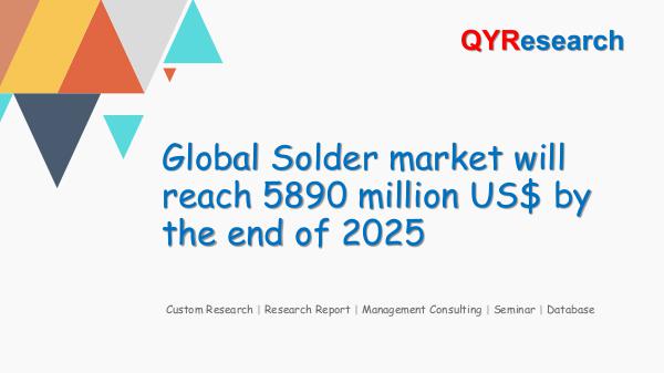 QYR Market Research Global Solder market research