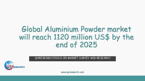 QYR Market Research Global Aluminium Powder market research