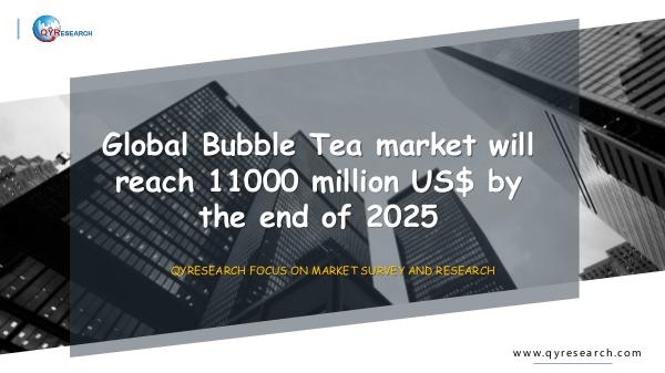 QYR Market Research Global Bubble Tea market research