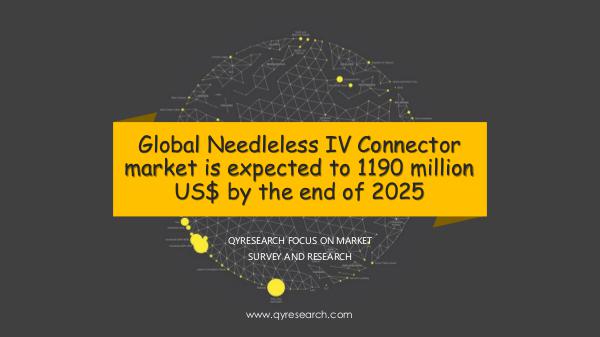 QYR Market Research Global Needleless IV Connector market research