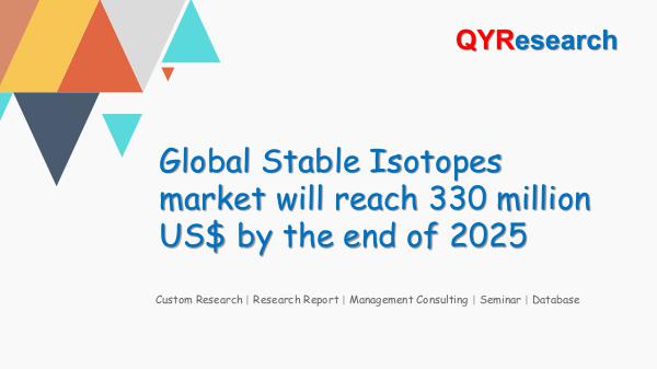 QYR Market Research Global Stable Isotopes market research