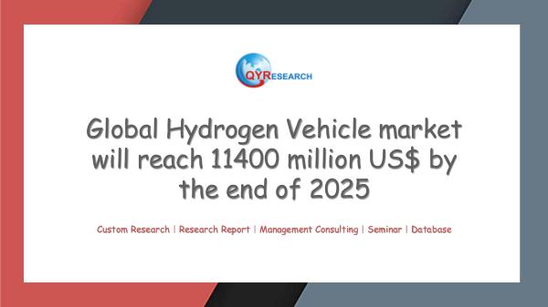 Global Hydrogen Vehicle market research