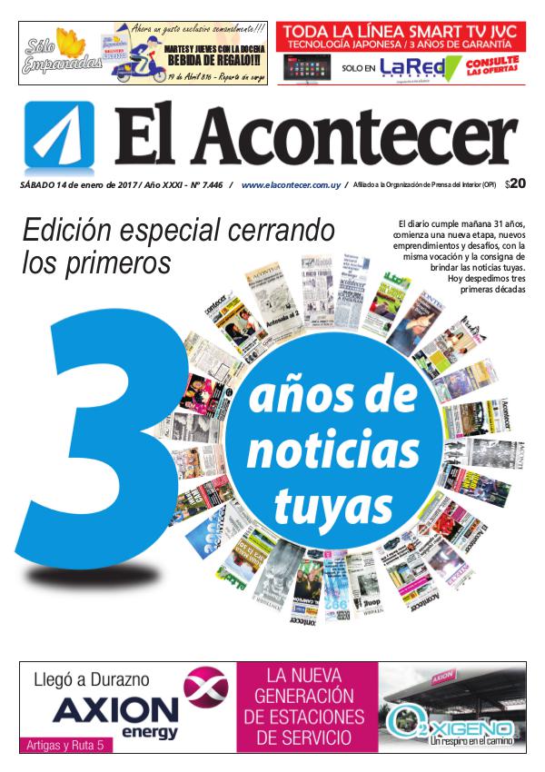 El Acontecer ElAcontecer Separata30años 7446 14/01/2017