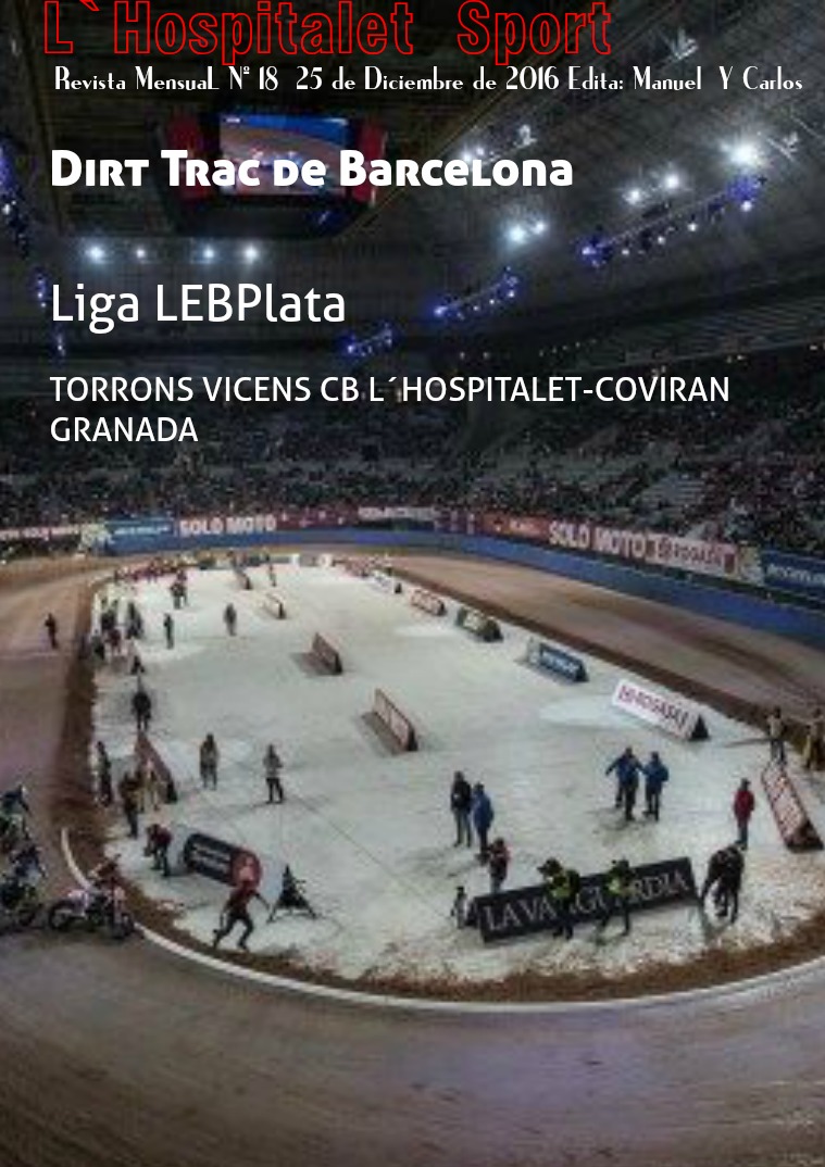 L'Hospitalet Sport Revista  Mensual  Edita Manuel y Carlos Roldán