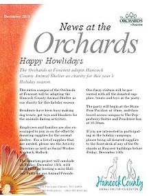 The Orchards Newsletter