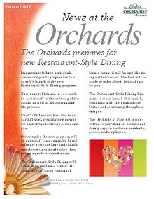 The Orchards Newsletter