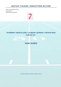 Volleyball and school program Izvedbeni nastavni plan i program TZK za 7.razred