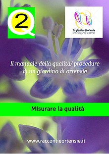 Il manuale della qualità/procedure 2 La Qualità  proviamo a misurarla