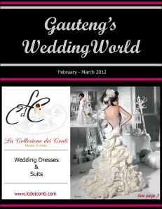 Gauteng's Wedding World Feb-March 2012