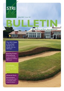 STRI (Sports Turf Research Institute) Bulletin Jul 13