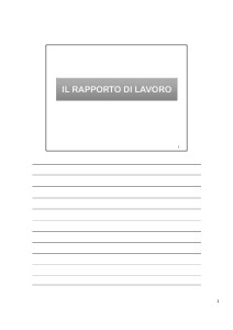 - Il Diritto dei Lavoro