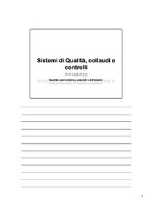 Lezioni di Qualità in Azienda