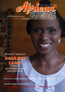 AFRICAN CUISINE MAGAZINE Vol. 1 No. 8 October 2013