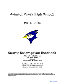 Course Description Handbook