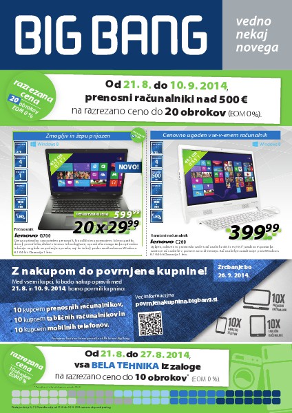 BIG Bang Katalogi Gremo v šolo