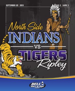 North Side High School Football - Game Program Issue 2