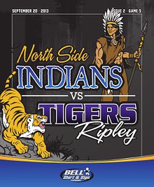 North Side High School Football - Game Program