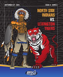 North Side High School Football - Game Program