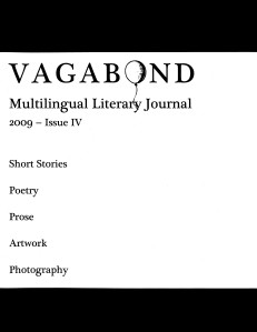 Vagabond Multilingual Journal Spring 2009