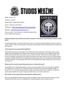 DJ REM STUDIOS Webzine