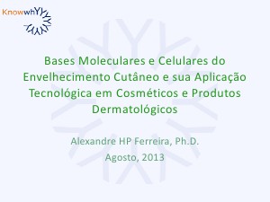 Apresentações de Slides Bases Moleculares do Envelhecimento Cutâneo