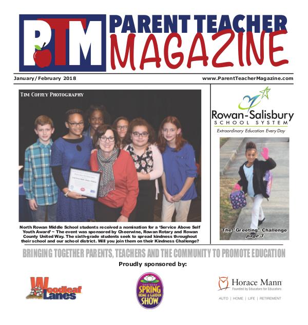 Parent Teacher Magazine Rowan-Salisbury Schools Jan/Feb 2018