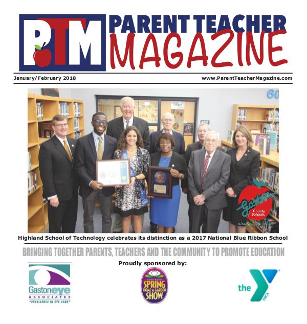 Parent Teacher Magazine Gaston County Schools Jan/Feb 2018