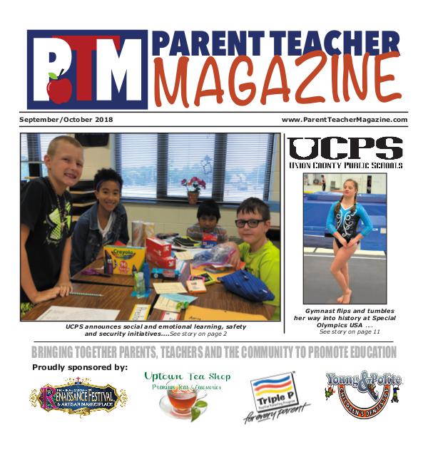 Parent Teacher Magazine Union County Public Schools Sept/Oct 2018