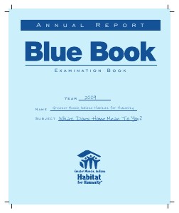 2009 Greater Muncie Habitat for Humanity Annual Report 2009