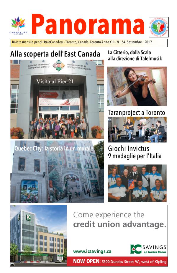 Panorama ItalianCanadian September 2017