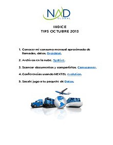 Infra TIPS octubre 2013