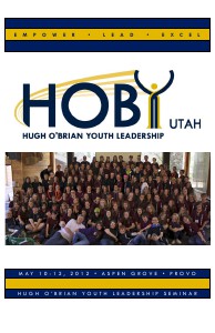 HOBY Utah Seminar Program Book 2012