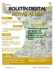 BOLETÍN NOTAS AL DÍA DE LA FACULTAD DE EDUCACIÓN