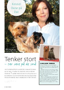 Artikler fra Hund & Fritid Tekst: Nina Østli, kennel Oxzar Vol !