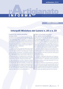 L'Artigianato Informa