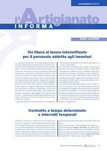 L'Artigianato Informa