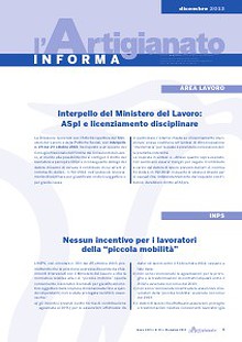 L'Artigianato Informa