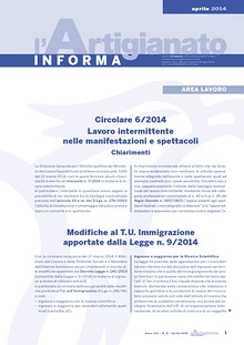 L'Artigianato Informa