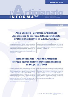 L'Artigianato Informa