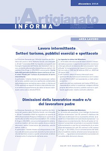 L'Artigianato Informa