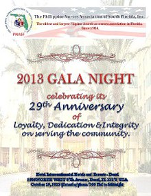 2013 PNASF Gala - 29th Anniversary - Souvenir Program