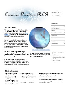 Creative Freedom RPG December Volume 1 Issue 2