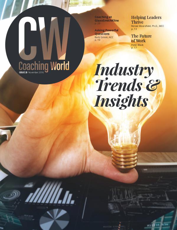 Coaching World Issue 20: Industry Trends & Insights