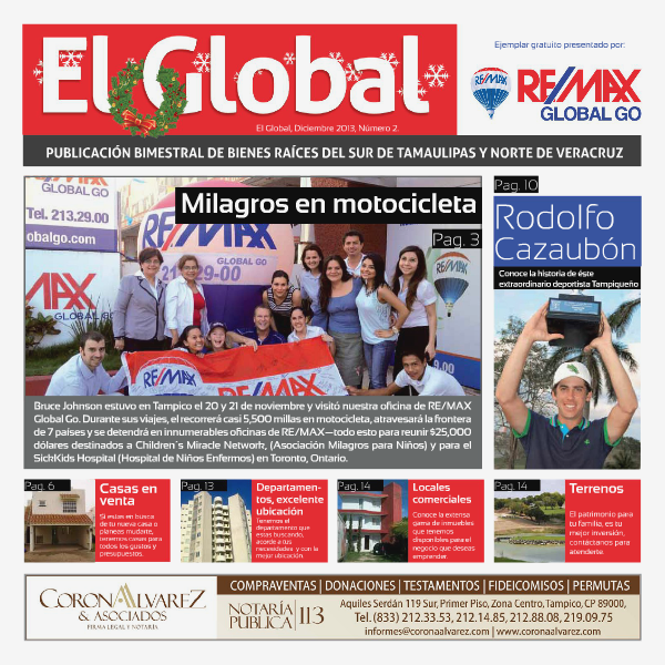 El Global Diciembre 2013, Numero 2