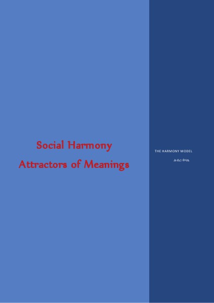 Attractors of Meanings & SOCIAL HARMONY