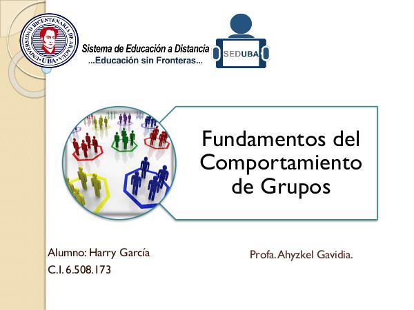 Fundamentos del Comportamiento de Grupos Fundamentos del Comportamiento de Grupos